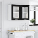 Hængeskab Lyon Sort eg 80 x 31 x 60 cm Konstrueret træ
