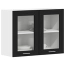 Hængeskab Lyon Sort eg 80 x 31 x 60 cm Konstrueret træ