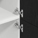 Hængeskab Lyon Sort eg 60 x 31 x 207 cm Konstrueret træ