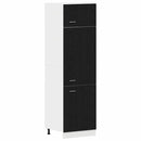 Hængeskab Lyon Sort eg 60 x 31 x 207 cm Konstrueret træ