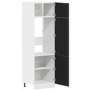 Hængeskab Lyon Sort eg 60 x 31 x 207 cm Konstrueret træ