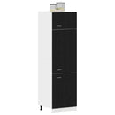 Hængeskab Lyon Sort eg 60 x 31 x 207 cm Konstrueret træ