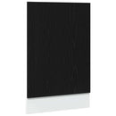 opvaskemaskinepanel "Lyon" sort eg 45x1,5x67 cm konstrueret træ