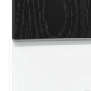 opvaskemaskinepanel "Lyon" sort eg 45x1,5x67 cm konstrueret træ