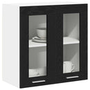 Hængeskab Sort eg 60 x 31 x 60 cm Konstrueret træ