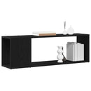 TV-møbelsæt Vægmonteret Sort 100 x 24 x 63 cm Konstrueret træ