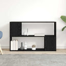 TV-møbelsæt Vægmonteret Sort 100 x 24 x 63 cm Konstrueret træ