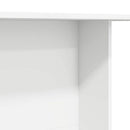 Spisebord Hvid 110 x 60 x 75 cm Konstrueret træ