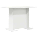 Spisebord Hvid 110 x 60 x 75 cm Konstrueret træ
