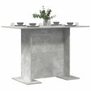 Spisebord Beton Grå 110 x 60 x 75 cm Konstrueret træ