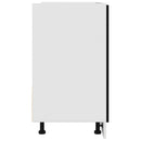 bundskab til vask sort egetræ 80x46x81,5 cm konstrueret træ