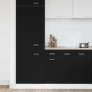 Hængeskab med skuffe Sort eg 30 x 46 x 81,5 cm Konstrueret træ