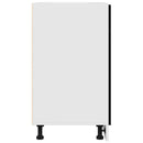 Hængeskab med skuffe Sort eg 40 x 46 x 81,5 cm Konstrueret træ