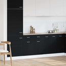 Hængeskab med skuffe Sort eg 80 x 31 x 81,5 cm Konstrueret træ