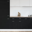 Hængeskab med skuffe Sort eg 80 x 31 x 81,5 cm Konstrueret træ