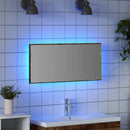 Spejl Vægmonteret Gammelt træ 80 x 37 cm Glas og Ingeniørtræ