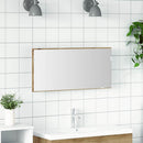 Spejl artisan eg 80 x 37 cm Glas og Ingeniørtræ