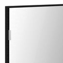 Spejl Vægmonteret Sort eg 80 x 37 cm Glas og Ingeniørtræ