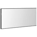Spejl Vægmonteret Sort eg 80 x 37 cm Glas og Ingeniørtræ
