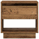Natbord 2 pcs Gammelt træ 45 x 34 x 44 cm Konstrueret træ