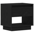 Natbord Sort eg 45 x 34 x 44 cm Konstrueret træ