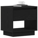 Natbord Sort eg 45 x 34 x 44 cm Konstrueret træ