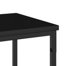 Konsolbord Sort eg 200 x 30 x 75 cm Konstrueret træ