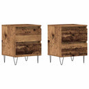 Natskab 2 pcs Gammelt træ 40 x 35 x 50 cm Konstrueret træ