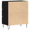 Sideboard Sort eg 60 x 35 x 70 cm Konstrueret træ