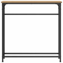 Konsolbord Artisan Egetræ 75 x 19,5 x 75 cm Konstrueret træ