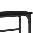 Konsolbord Sort eg 75 x 19,5 x 75 cm Konstrueret træ
