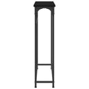 Konsolbord Sort eg 75 x 19,5 x 75 cm Konstrueret træ