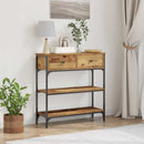 Konsolbord Gammelt træ 72,5 x 25 x 75 cm Konstrueret træ