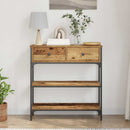 Konsolbord Gammelt træ 72,5 x 25 x 75 cm Konstrueret træ