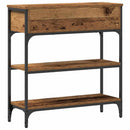 Konsolbord Gammelt træ 72,5 x 25 x 75 cm Konstrueret træ