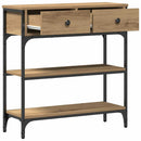 Konsolbord Artisan Egetræ 72,5 x 25 x 75 cm Konstrueret træ