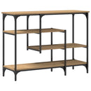 Konsolbord artisan eg 100 x 35 x 75 cm Laminat træ og metal