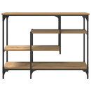 Konsolbord artisan eg 100 x 35 x 75 cm Laminat træ og metal