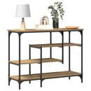 Konsolbord artisan eg 100 x 35 x 75 cm Laminat træ og metal