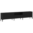 TV-skab 200 x 25 x 44 cm Sort eg Konstrueret træ