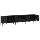 TV-skab 200 x 25 x 44 cm Sort eg Konstrueret træ