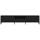 TV-skab 200 x 25 x 44 cm Sort eg Konstrueret træ