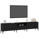 TV-skab 200 x 25 x 44 cm Sort eg Konstrueret træ