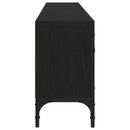 TV-skab 200 x 25 x 44 cm Sort eg Konstrueret træ