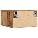 Natskab 2 pcs Gammelt træ 35 x 35 x 20 cm Konstrueret træ