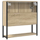 Badeværelsesspejl Beige 60 x 16 x 60 cm Glas og Ingeniørtræ
