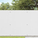 havehegn dobbeltsidet 1,8x3 m PVC hvid