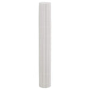 havehegn dobbeltsidet 1,8x3 m PVC hvid