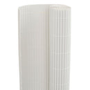 havehegn dobbeltsidet 1,8x3 m PVC hvid
