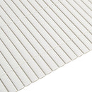havehegn dobbeltsidet 1,8x3 m PVC hvid